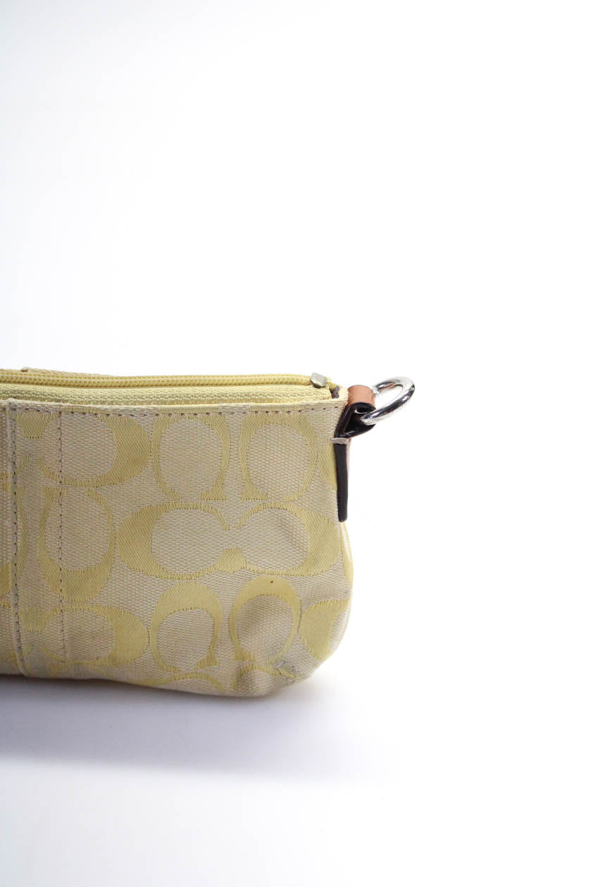 Fossil | Bags | Fossil Bag Shoulder Purse Cow Hide Leather Light Yellowish  Green Zip Pocket Hobo | Poshmark